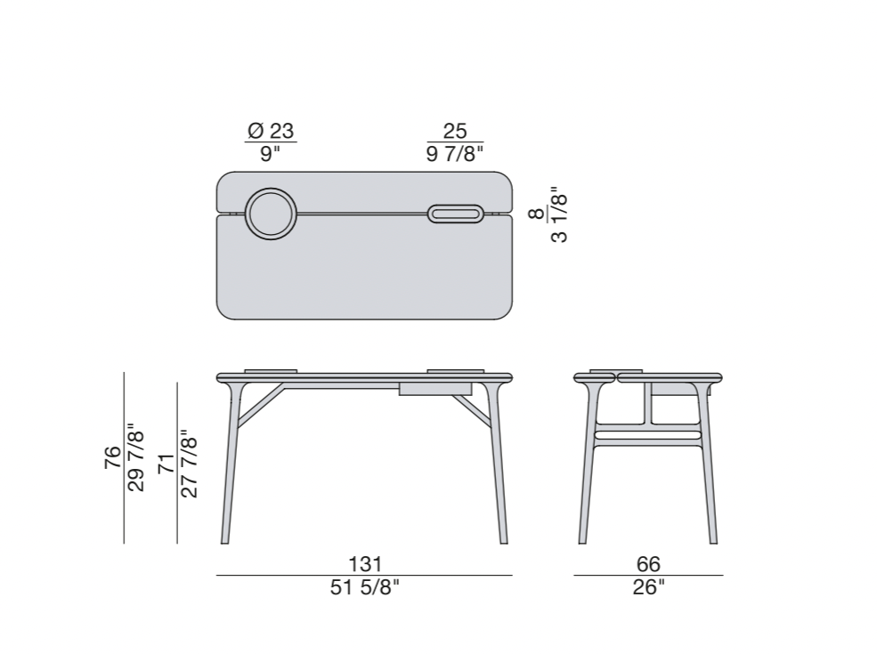 AKSEL Writing Desk