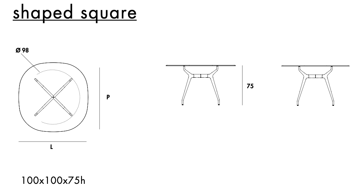 ARKOS Dining Table and set of 4 BARBICAN Dining Chairs